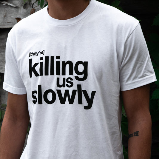 [they're] Killing Us Slowly - Black on White